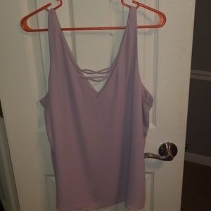 Pink tank blouse